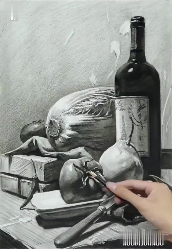 冉茂芹素描静物教程(上)