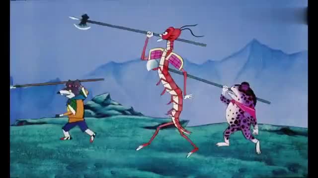 葫芦娃:蝎子精抓到了爷爷,拿爷爷威胁葫芦娃,还要杀了他呢