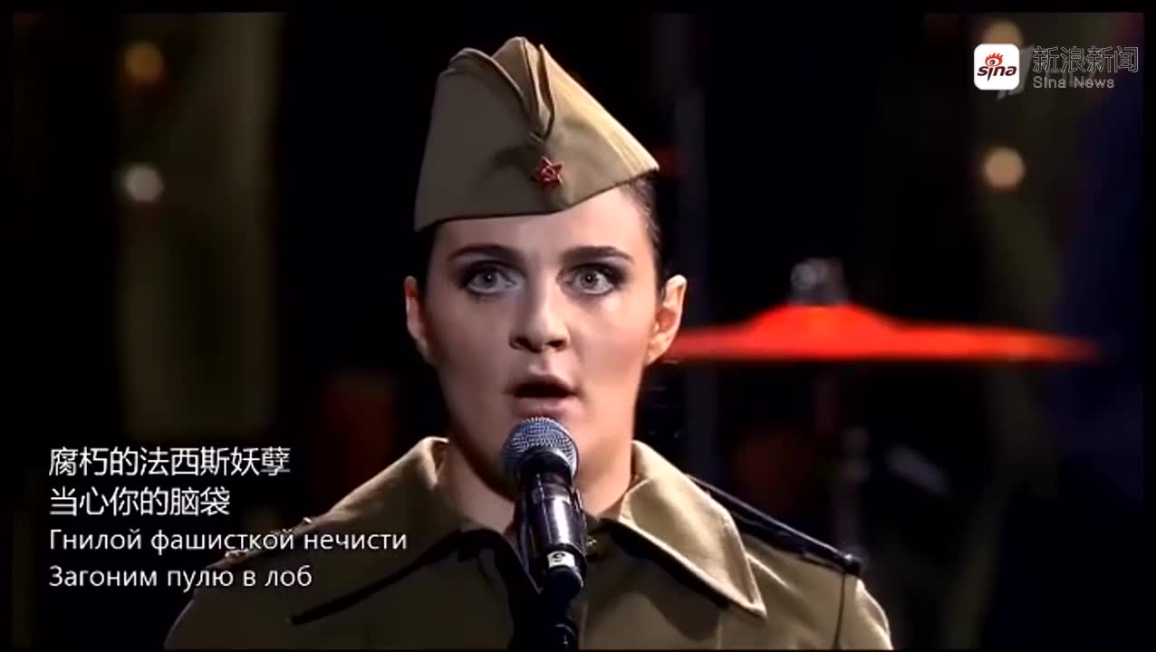 叶莲娜瓦恩佳演唱神圣的战争现场版