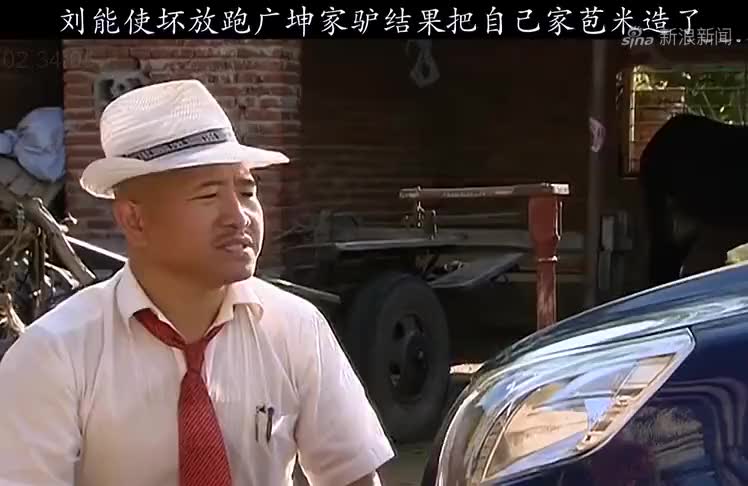 刘能放跑广坤家驴,结果偷鸡不成蚀把米把自家苞米霍霍了