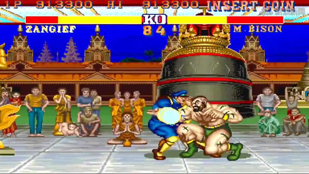 街霸2:拜森11秒绝杀春丽,拳王专业户玩得就是速战速决