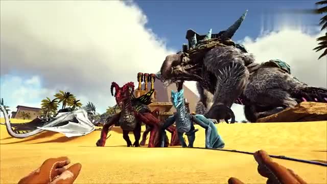 【虾米】被恐龙叼在嘴里怎么办?方舟:奇幻岛ep17