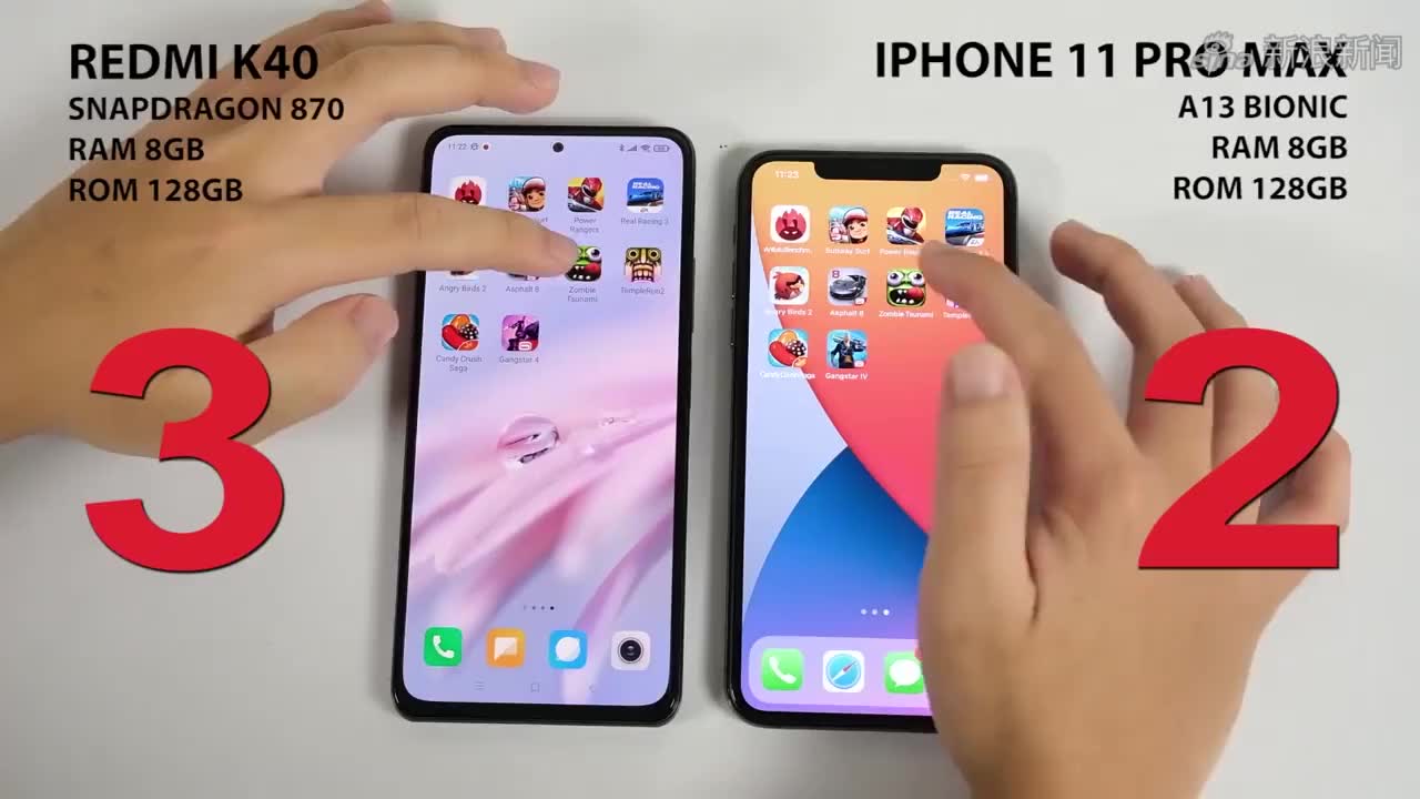 小米新出了个10s对比iphone11发现还在耍猴