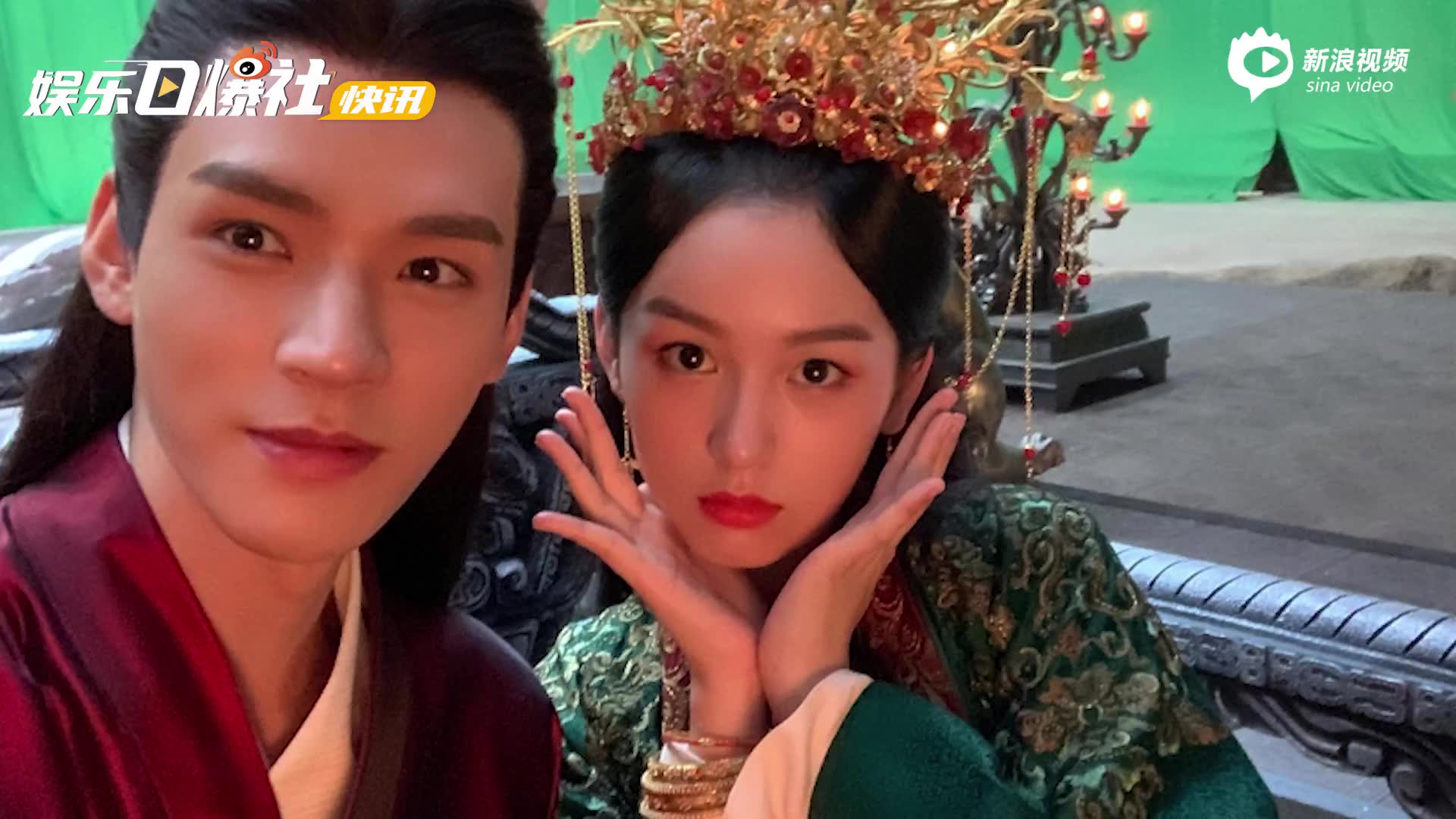 视频:张哲瀚发杀青同款告别《山河令》 周也晒顾湘大婚造型片场照