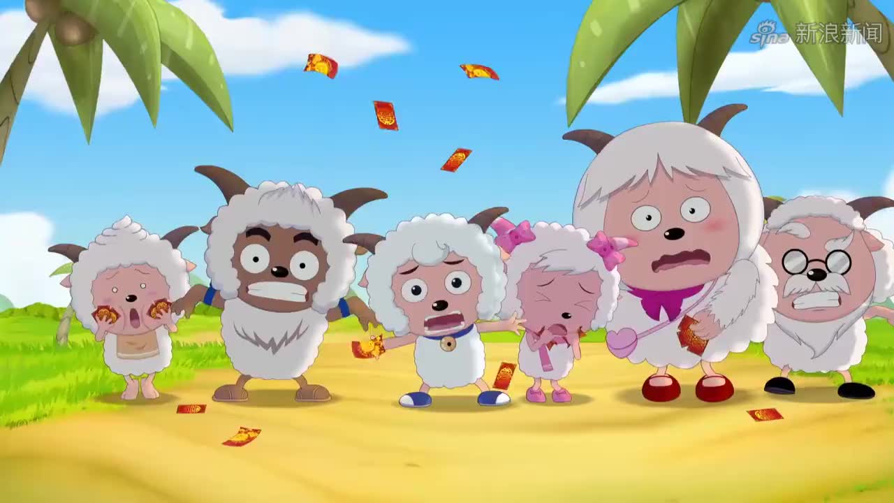 喜羊羊与灰太狼:喜羊羊真狠,连女孩子都打,美羊羊被打得真惨