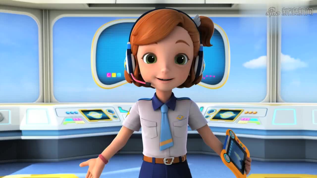 超级飞侠:太羡慕安琪了,在指挥室还能玩滑板,好潇洒啊