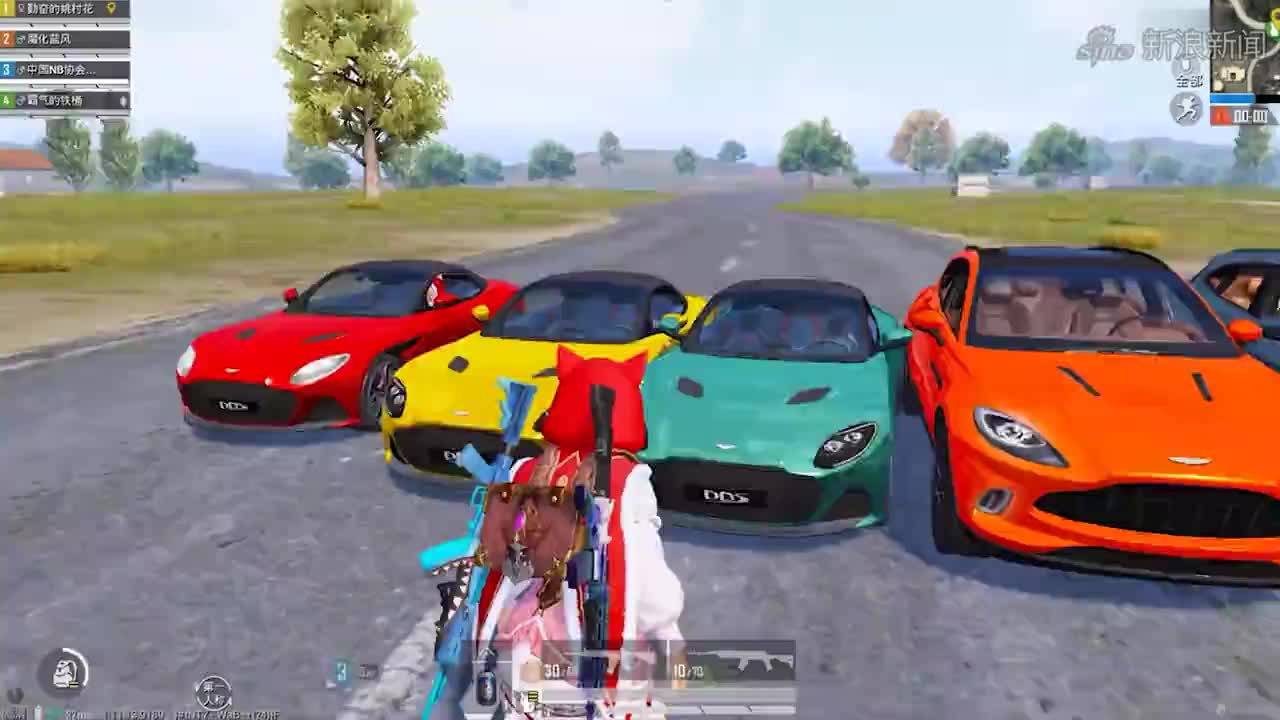 欢乐吃鸡:没钱不配玩吃鸡?萝莉变身叶某人,偷走全图马丁开到爽