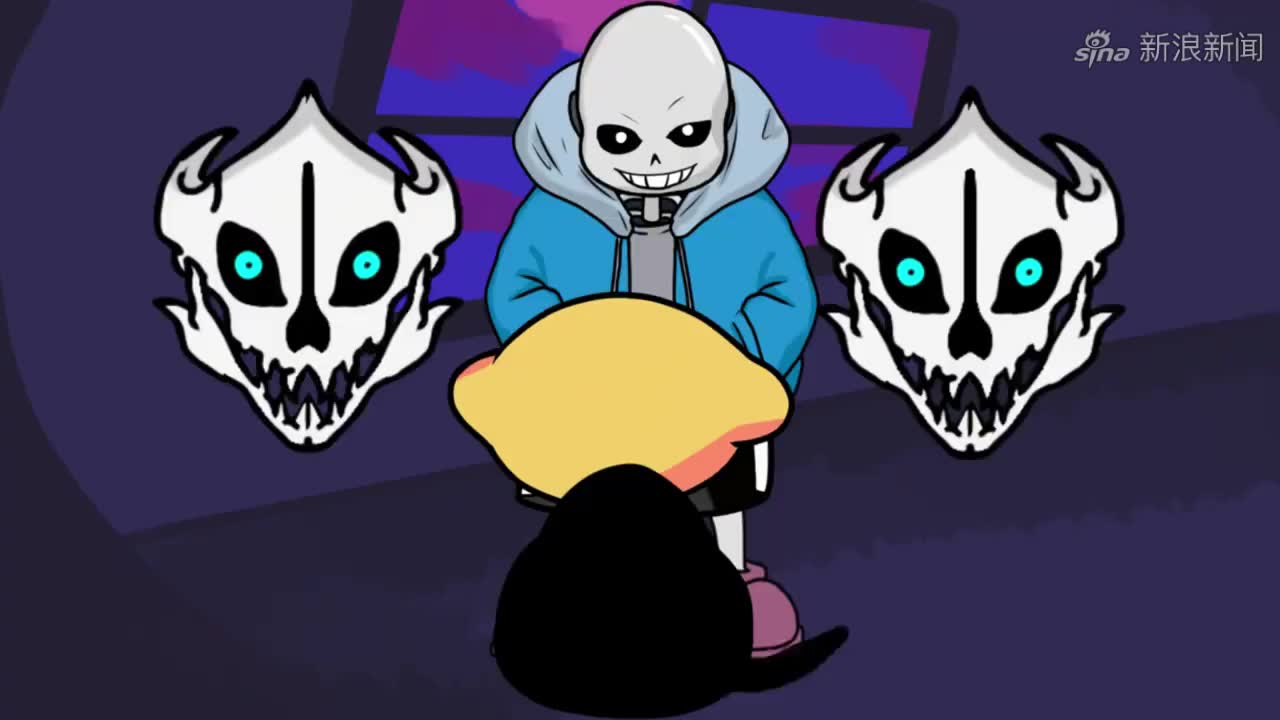 传说之下当柠檬恶魔想吓唬sans