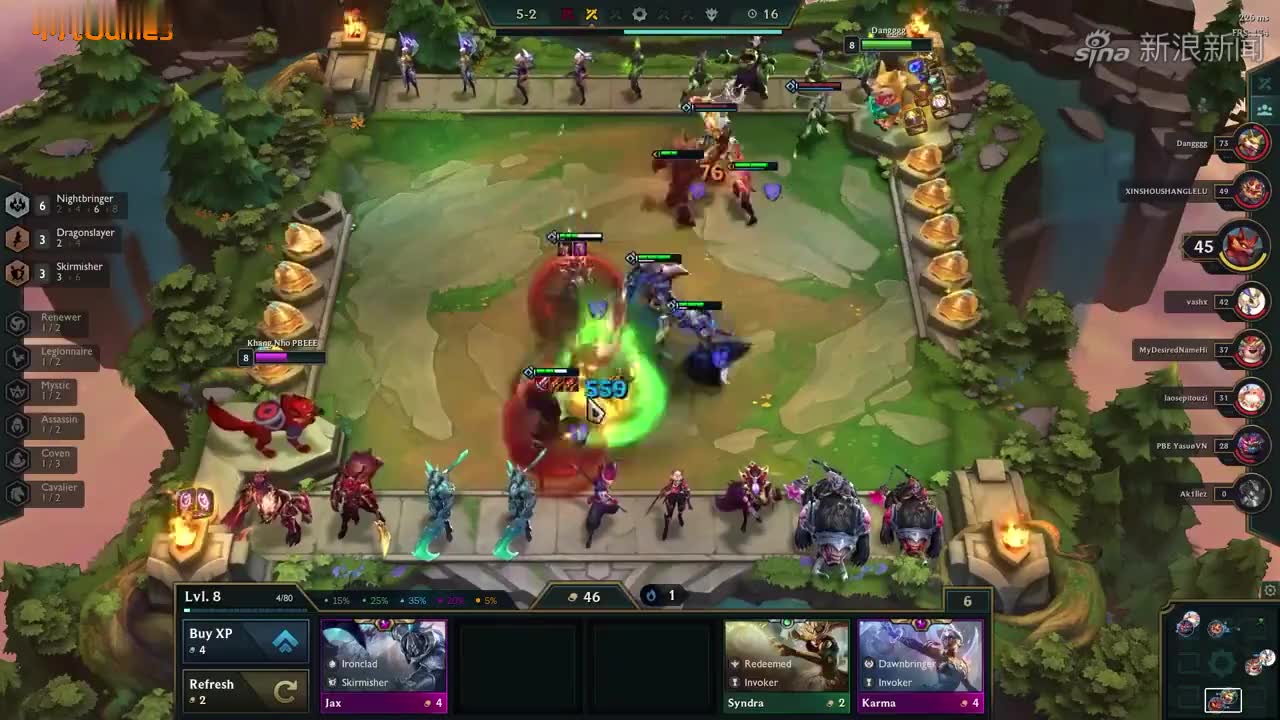 云顶之弈s5上分教学,6黑夜使者阵容教学!