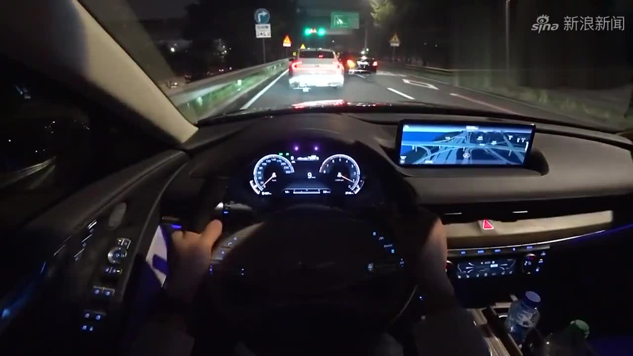 5t-gdi 韩系豪华 夜间驾驶 - 第一视角