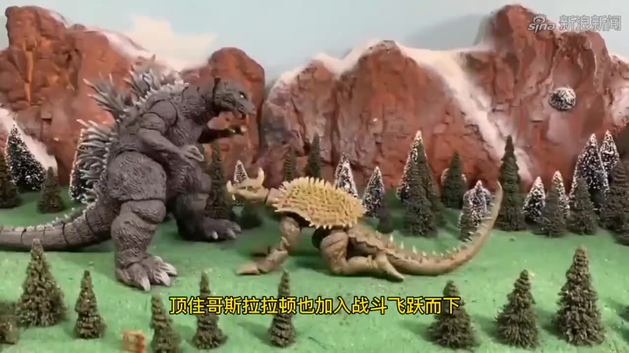 哥斯拉群战安吉拉斯与拉顿