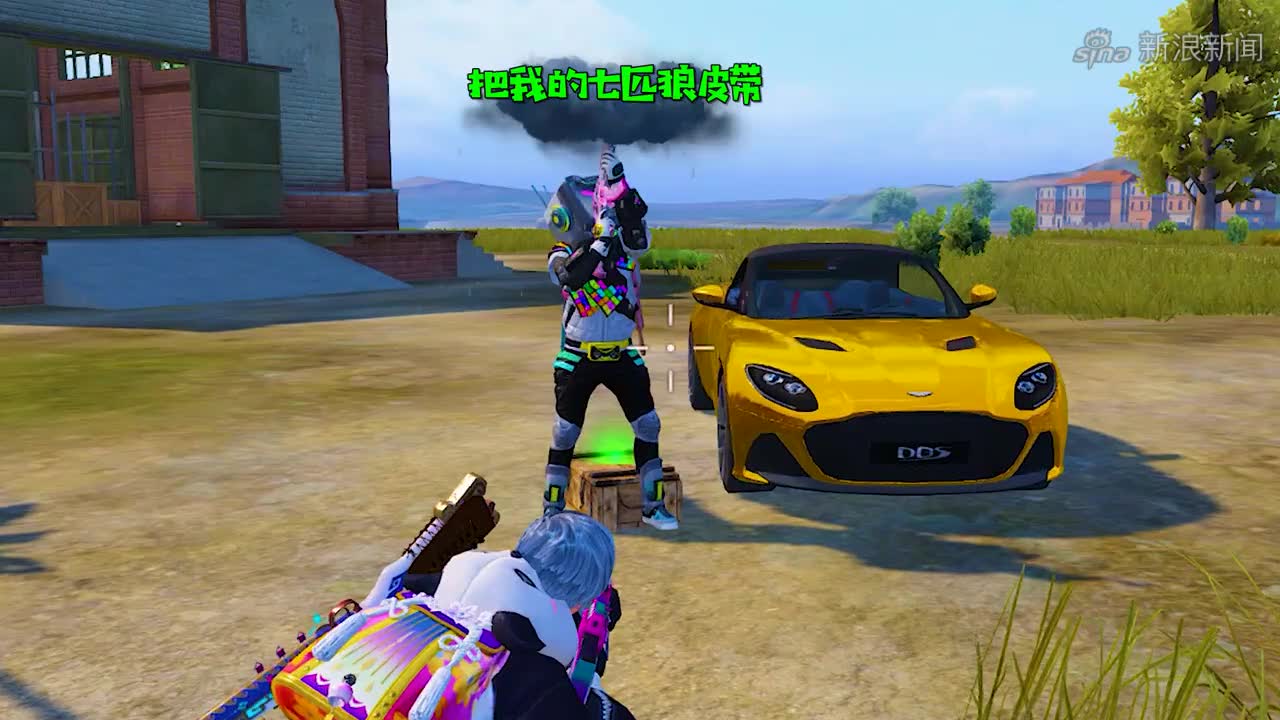 可爱的anna:我做到了!在空中和敌人抗毒拼药,0.1秒成功吃鸡!