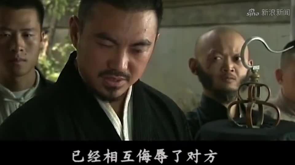 狼烟北平17:孙二爷和黑老大决斗,孙二爷一招,就让黑老大认怂