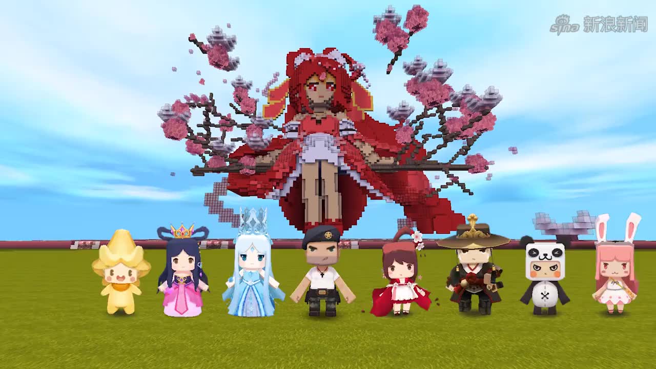 迷你世界高级生存374:新建粉色全自动扶梯,再也不用爬楼梯了