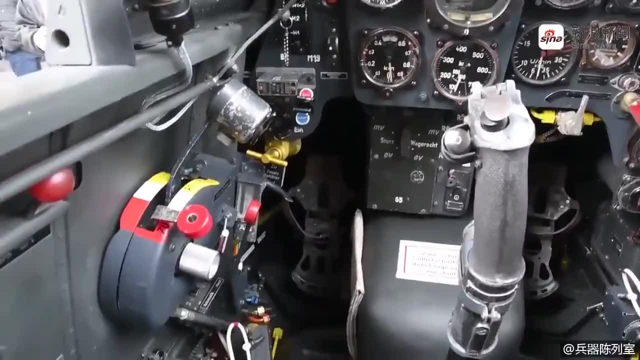德国bf109 g-6战斗机座舱,内部详细构造