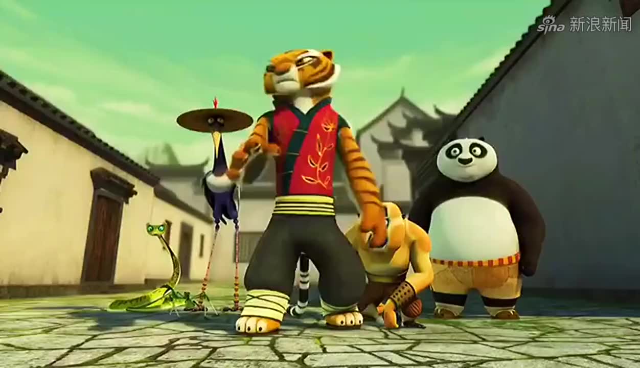 功夫熊猫:阿宝性情大变,娇虎被他的骚操作给气到了.