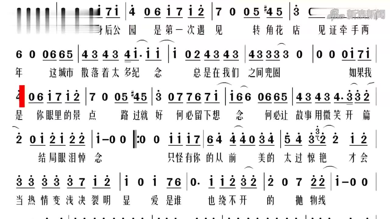 王靖雯歌谱简谱网图片