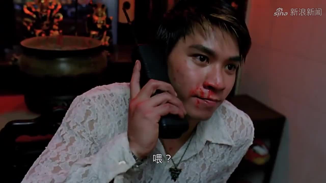谢霆锋版本陈浩南,落入东星沙蜢手里,被吊起来暴打