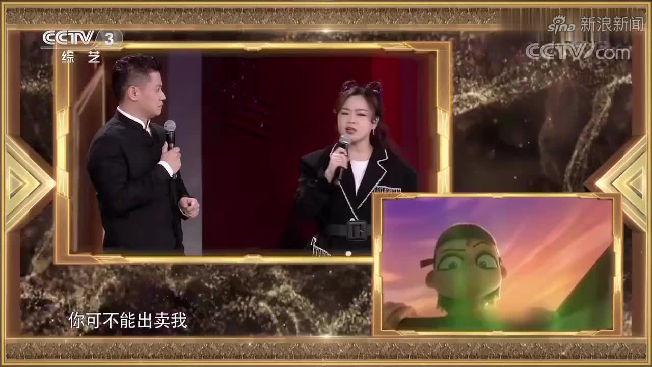 吕艳婷,张珈铭现场为《哪吒之魔童降世》配音