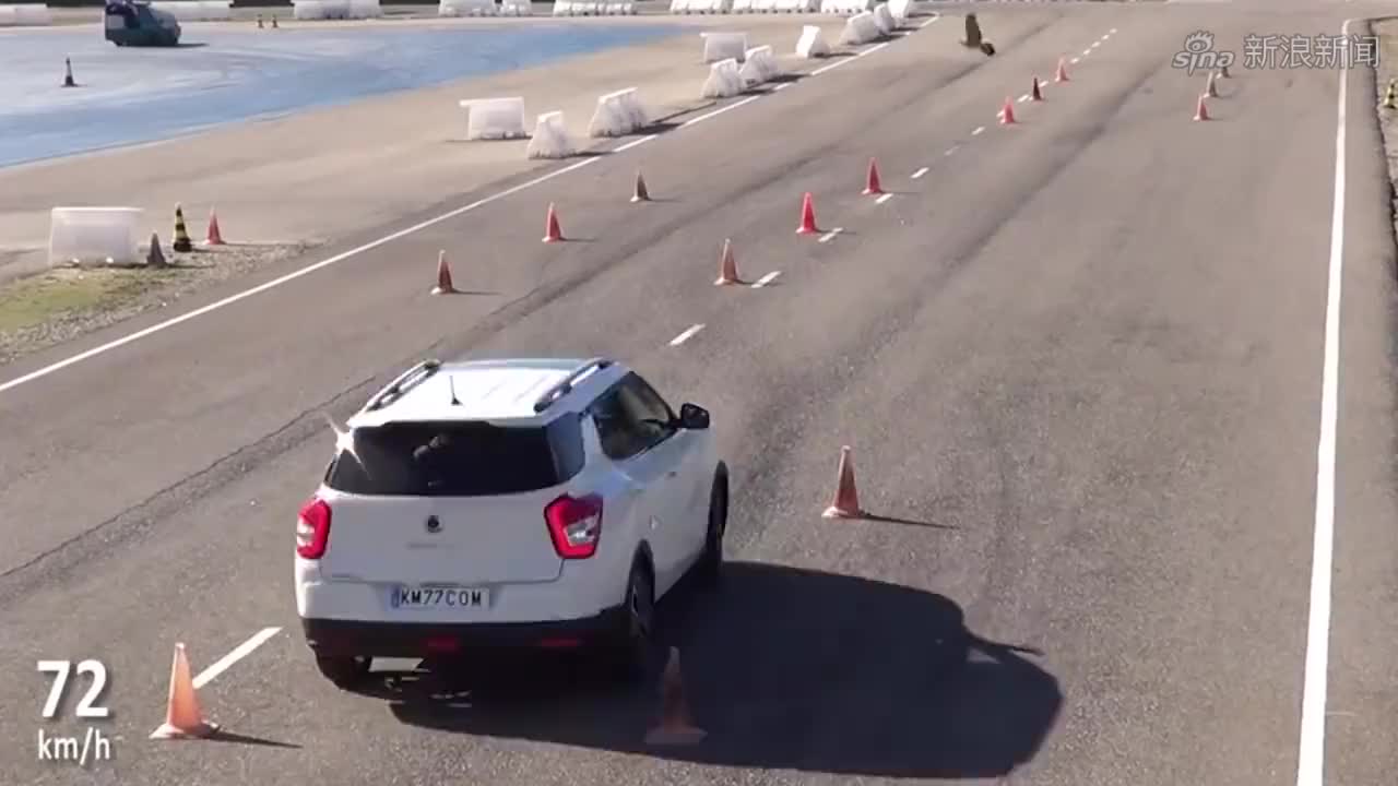 麋鹿测试:78kmh的哈弗h6couple?实测后你没话说了吧?