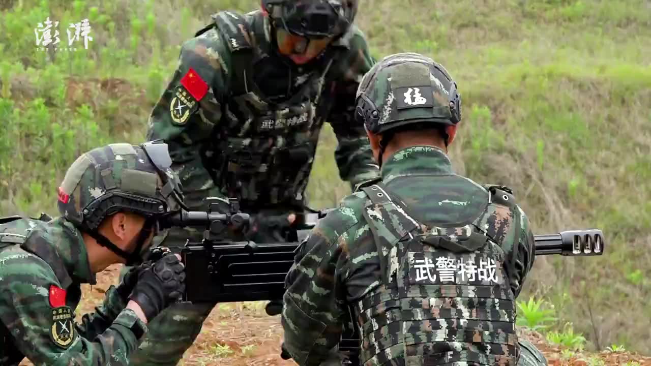 武警特战训练"魔鬼周":真枪实弹火力全开就为"能打胜仗"