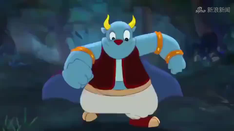 虹猫蓝兔七侠传:黑心虎以为牛旋风发现麒麟,可他也是跟信号来的