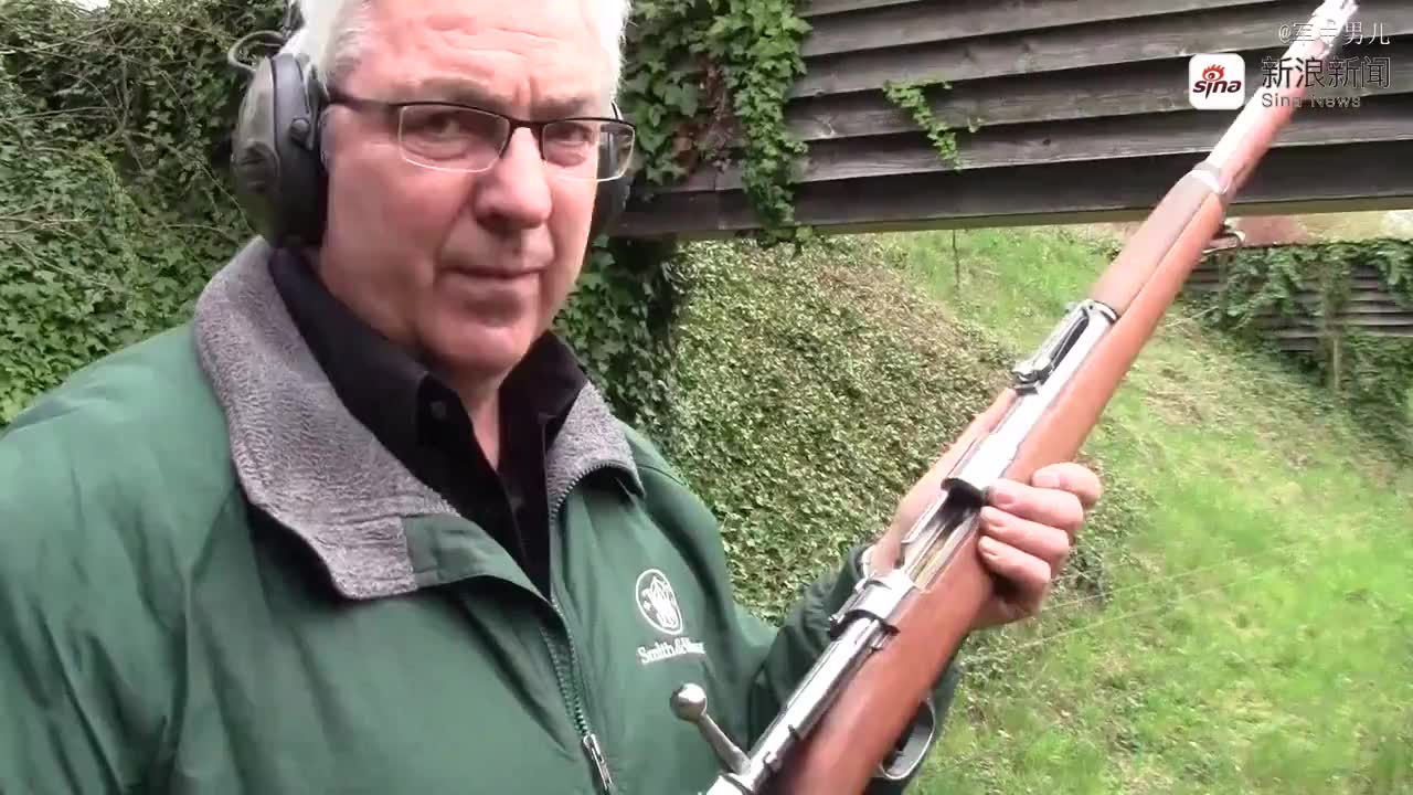 二战最好的毛瑟98k手动步枪,听一听它拉栓上膛射击的声音