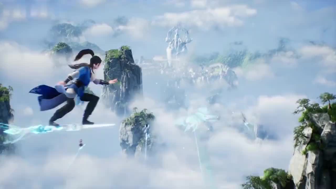 海水里泡一下午,只为御剑飞行这几秒