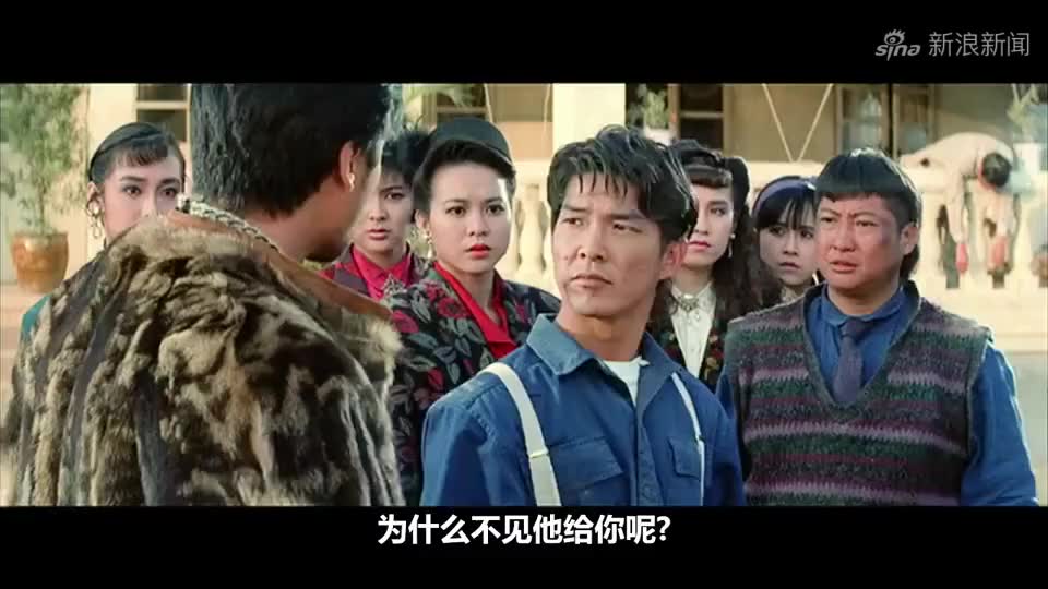 双响炮:元彪开车追坏人,岂料一头撞上货车,后面的姑娘倒大霉了