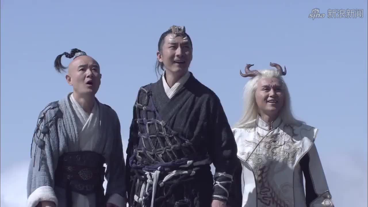 石敢当一行人登上天舰,前往南天门