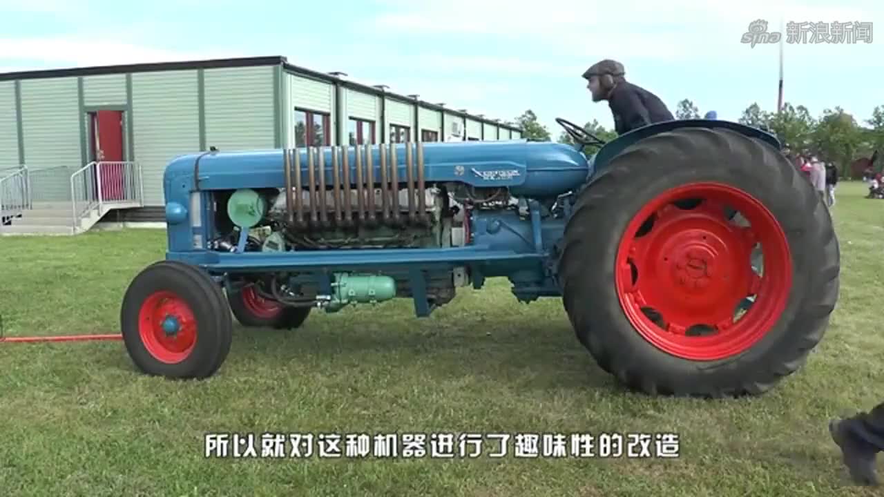 拖拉机中的劳斯莱斯,v12发动机一千匹马力,跑车都不一定追的上
