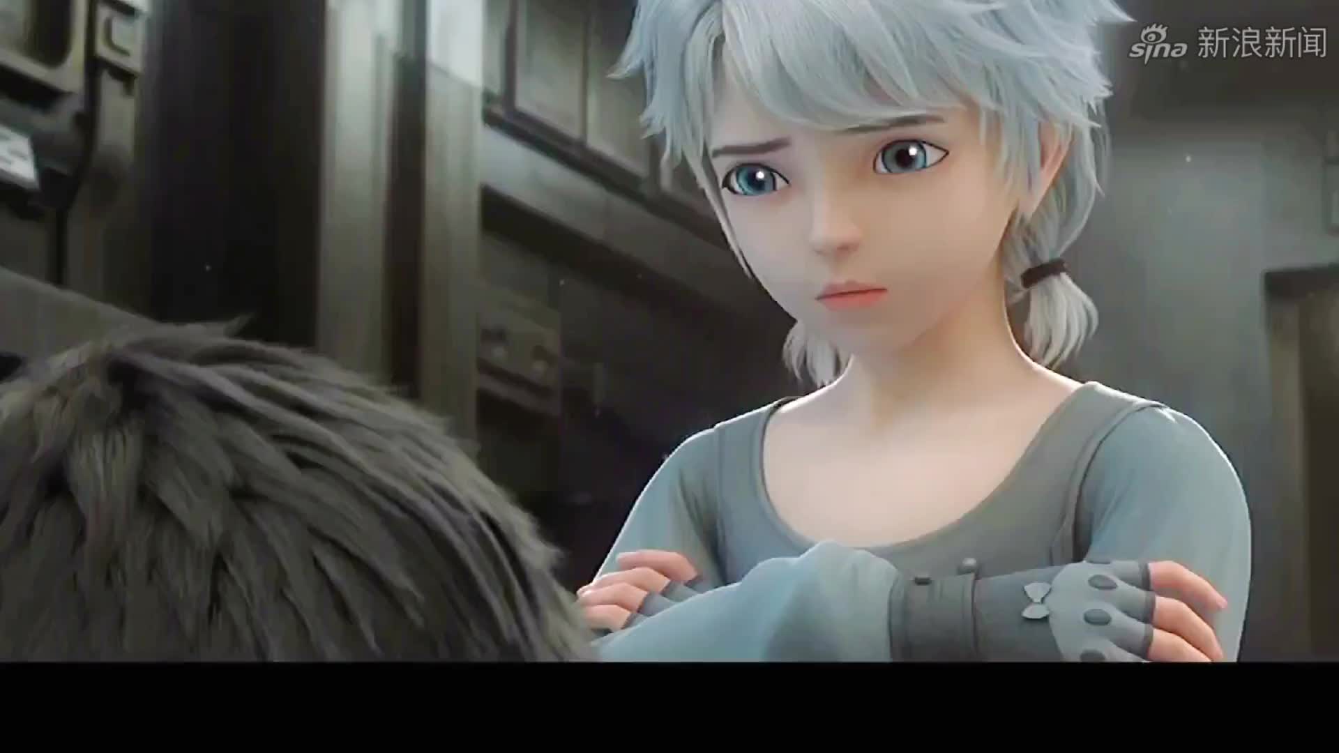 马克和冉冰小时候