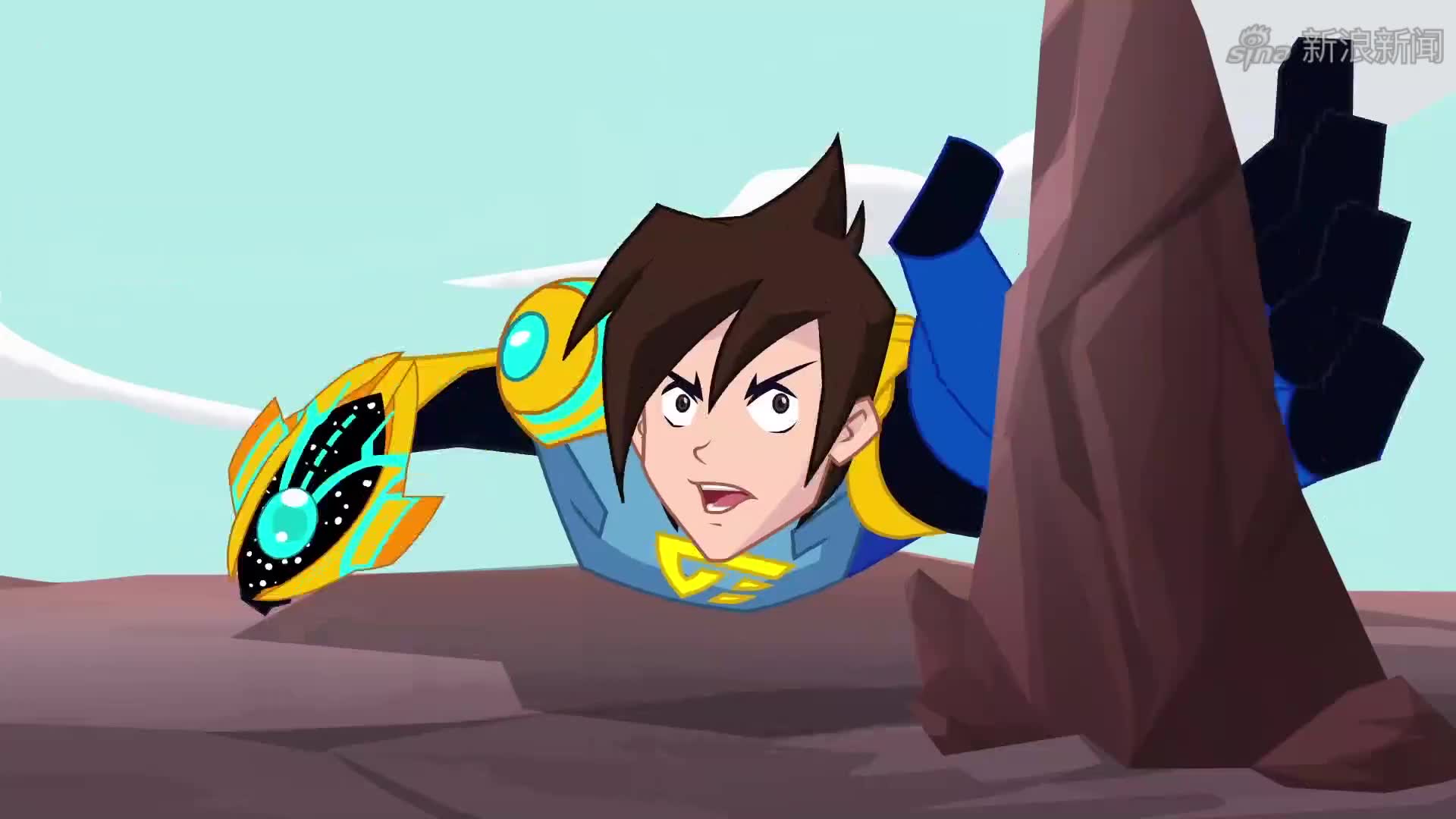 兽王争锋:gogo战队正在训练,大地突然裂开,龙卷风到处肆虐