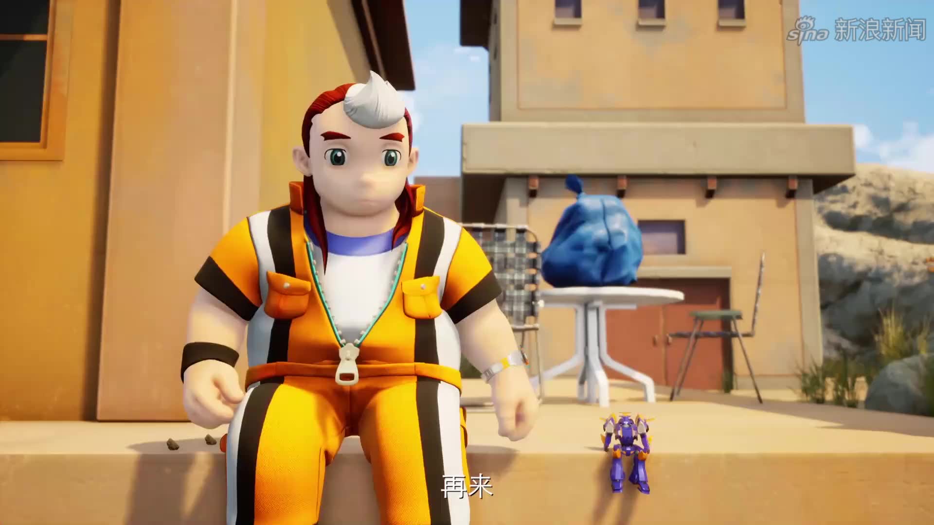 爆速合体:戈壁太热了,大刚由于战斗时间太久,中暑晕倒了