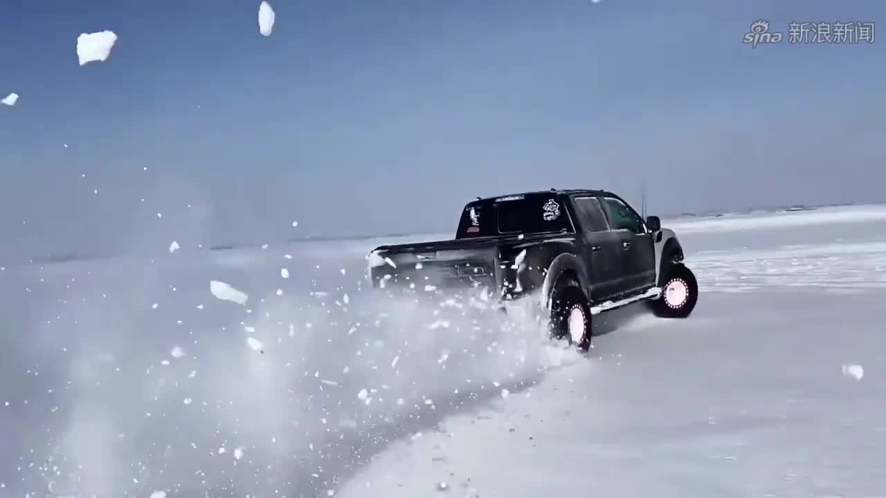 还是h9给力啊,遇到这样的雪道,猛禽都不敢在前面开道!