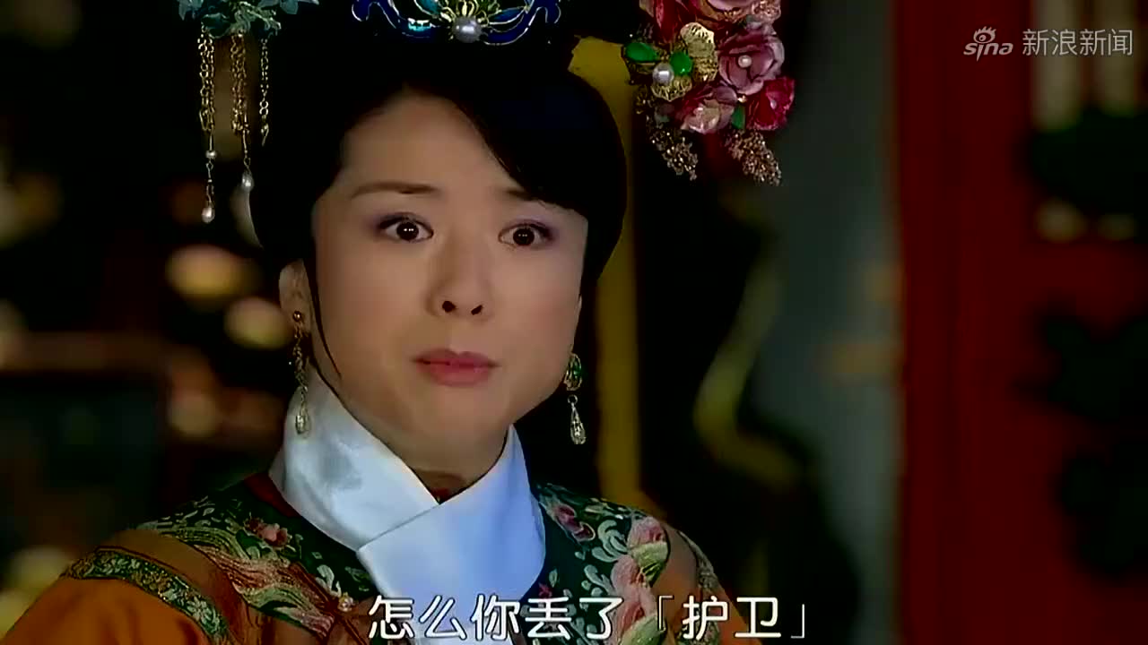 还珠格格:小燕子大晚上来找永琪,碰见愉妃,居然还跟愉妃吵架!