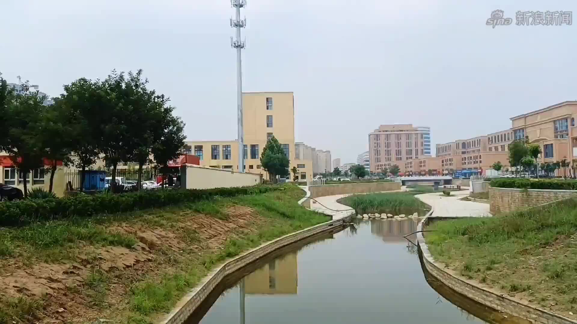 邯郸邱县,盛水湖公园很有特色.