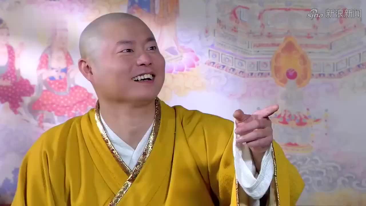 新济公活佛:济公想去吃荤菜,结果被广亮抓到硬吃素斋