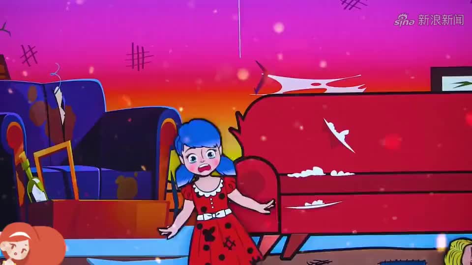 定格动画:小丽助人为乐,小爱遭抢劫,小丽奋不顾身拯救小爱