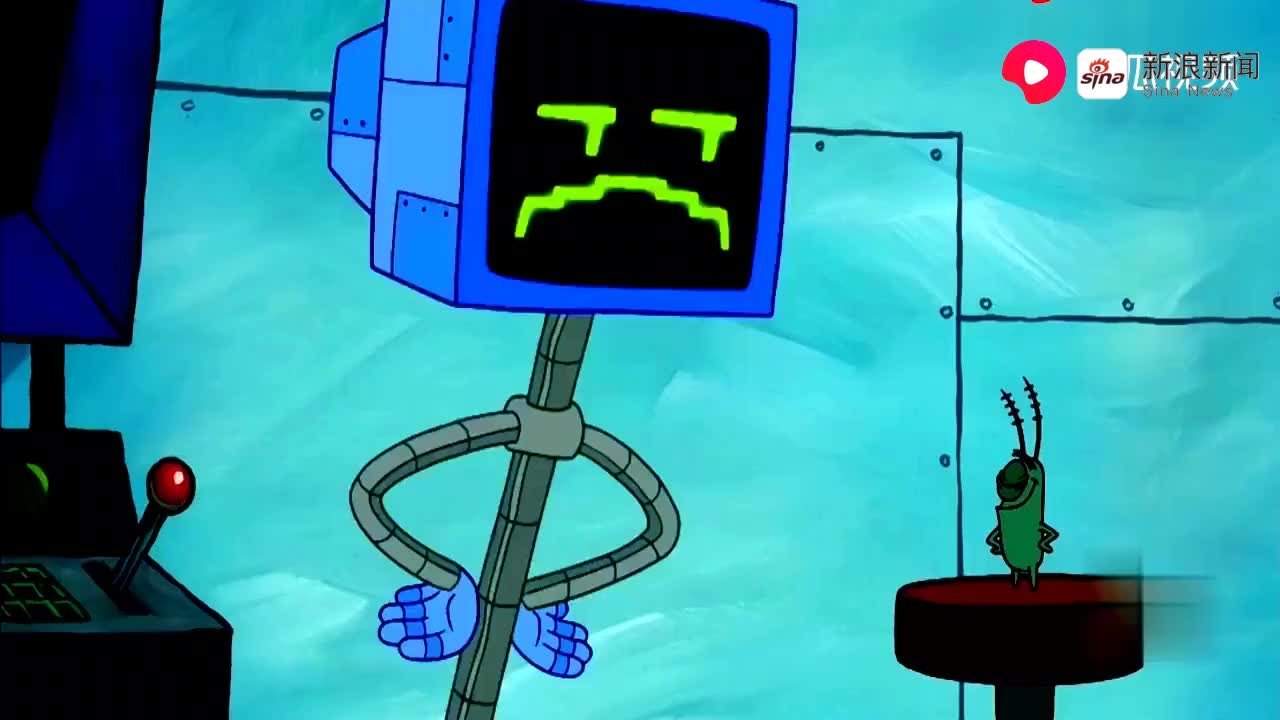 海绵宝宝:痞老板和凯伦的儿子是一个atm机