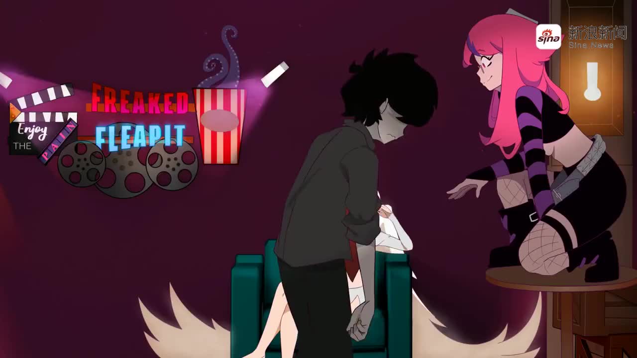 风格超赞~音律副本 视觉小说像素游戏《freaked fleapit》