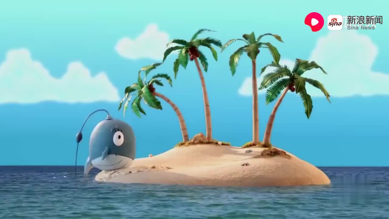 海绵宝宝:鲸鱼真可怕,喷出的水柱速度真快,都能当切割机用!