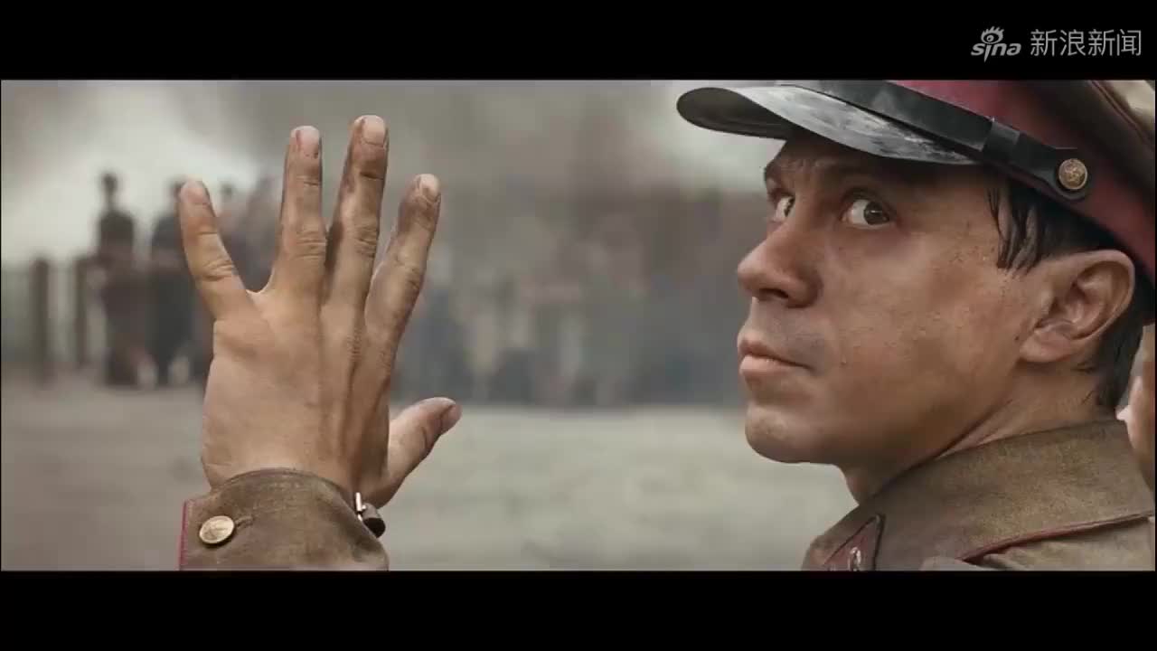 真实的二战纪录片,高射炮打下战机,飞行员空中跳伞