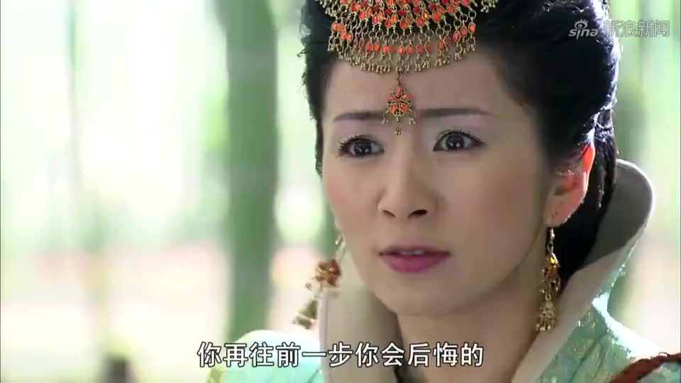 仙乐转动九星轮,面纱瞬间被吹落,南越王从此一见钟情!