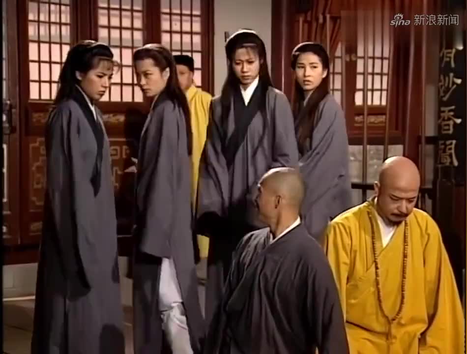 灵鹫宫侍女假装尼姑,尾随虚竹回到少林,简直太可爱了