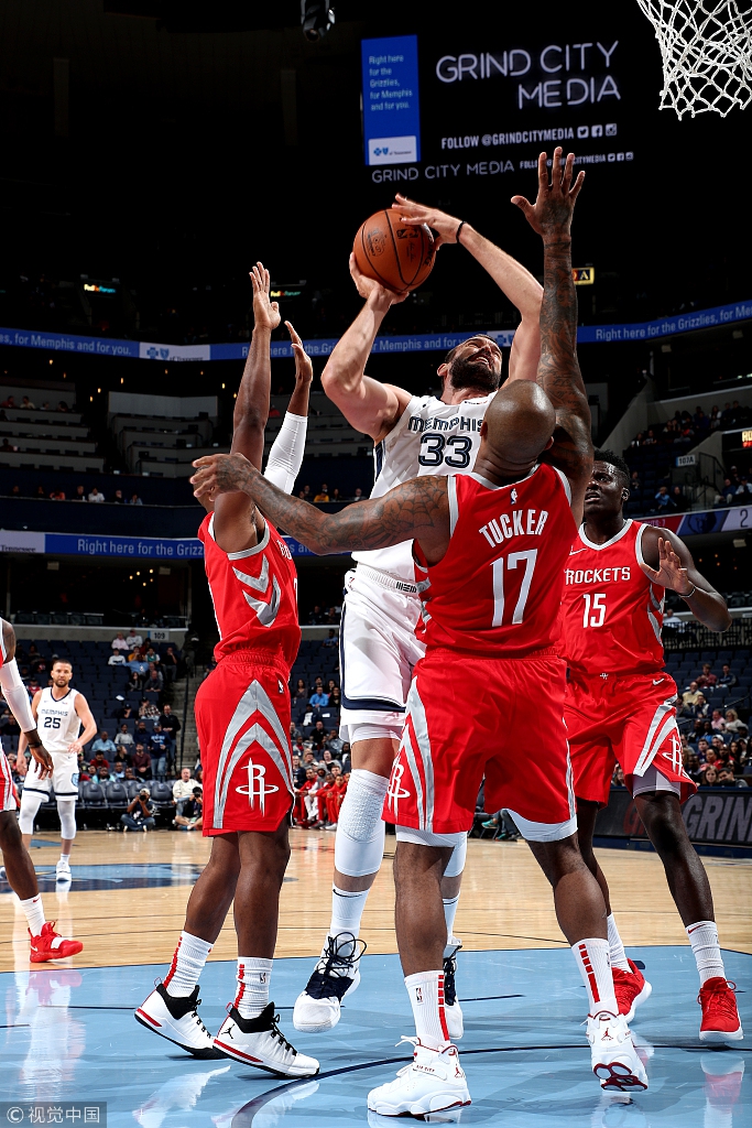 马克-加索尔篮下强打