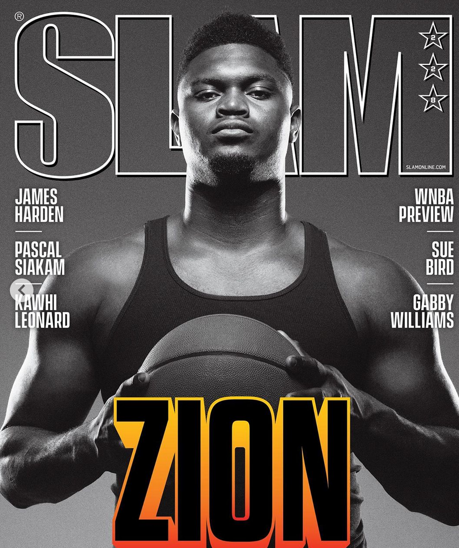 锡安SLAM杂志封面写真出炉！这肌肉线条太绝！