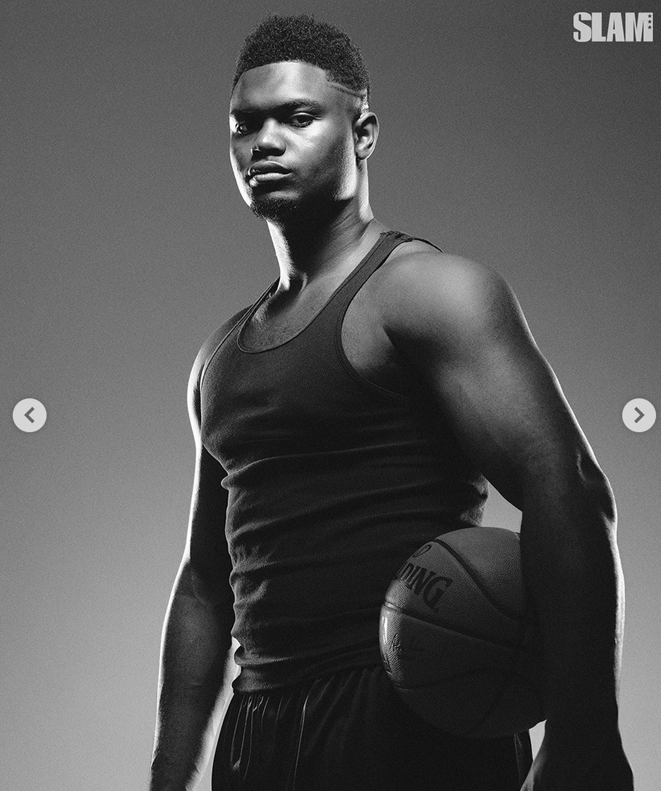 锡安SLAM杂志封面写真出炉！这肌肉线条太绝！