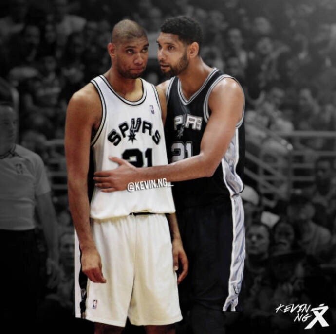 除了留了长发，邓肯几乎没变化