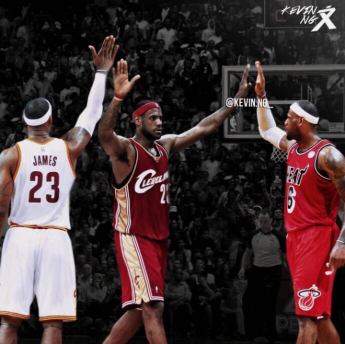 詹姆斯的职业生涯已经要分为三个大阶段了